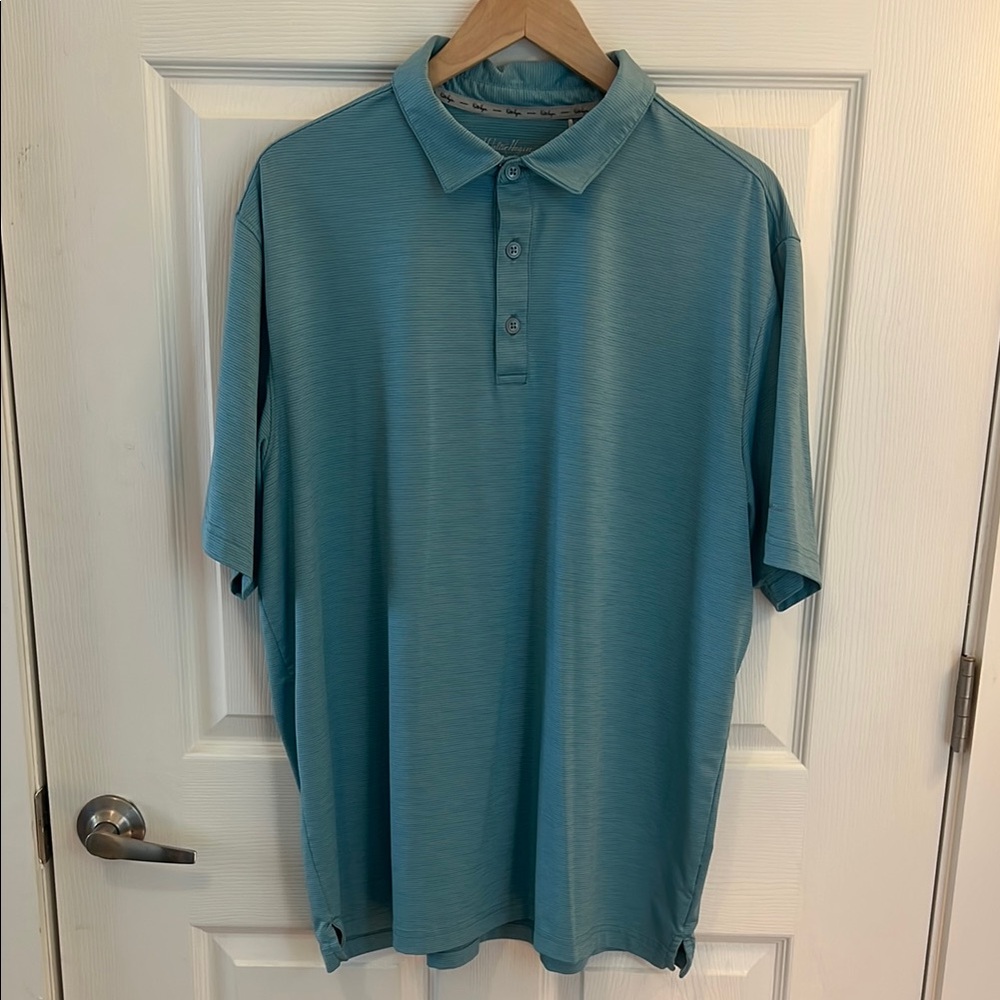 Walter Hagen Teal Polo Shirt